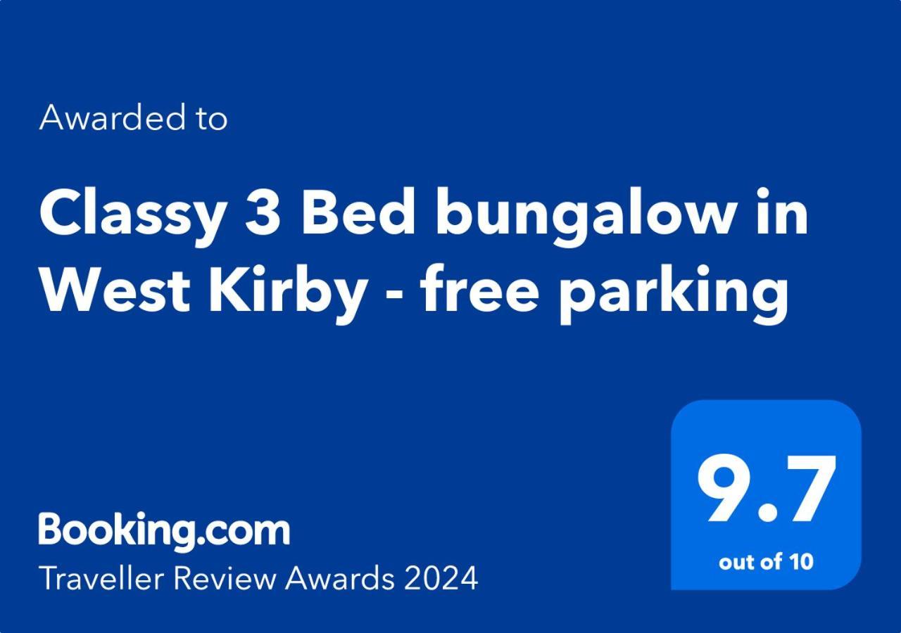 Cosy 3Bed Bungalow In West Kirby, Free Parking Frankby Exterior photo